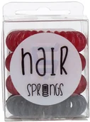 Kosmetyki do stylizacji włosów - Black Air Spring Gumka do włosów Mexican Red 3 + 1 szt. - miniaturka - grafika 1