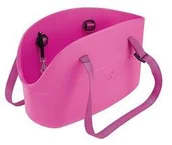 Transportery dla kotów - Ferplast Torba podróżna Plast With Me Small 35 x 22 x 14 cm Różowa - miniaturka - grafika 1