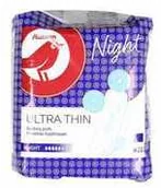 Podpaski - Auchan - podpaski higieniczne ultra cienkie ze skrzydełkami - miniaturka - grafika 1