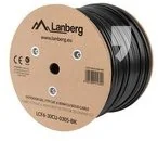 LANBERG Kabel FTP Kat.6 CU 305m drut outdoor żelowany (LCF6-30CU-0305-BK) - Kable miedziane - miniaturka - grafika 6