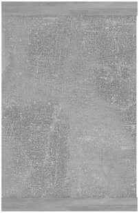 VidaXL Lumarko Półki ścienne kostki 2 szt., szarość betonu, 60x15x23 cm, płyta 807145 VidaXL - Półki do salonu - miniaturka - grafika 7