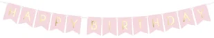 Party Deco Baner różowy z napisem Happy Birthday - 175 cm - 1 szt. GRL57-081J - Dekoracje sali Party Deco Baner różowy z napisem Happy Birthday - 175 cm - 1 szt. GRL57-081J - Dekoracje sali - miniaturka - grafika 1