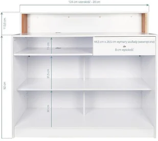 ACTIVESHOP GABBIANO RECEPCJA PEARL BIAŁA - Lady recepcyjne - miniaturka - grafika 11