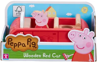 Świnka Peppa Drewniane Auto + Figurka Peppy 07208 - Figurki dla dzieci - miniaturka - grafika 8