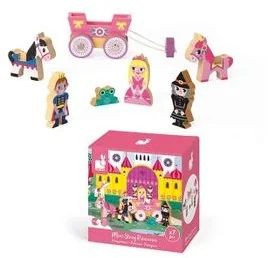 Janod zestaw drewniany Księżniczka - Klocki - miniaturka - grafika 5