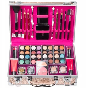 Kuferek Z Kosmetykami Kufer Makijaż Paleta Zestaw - Palety i zestawy do makijażu - miniaturka - grafika 4