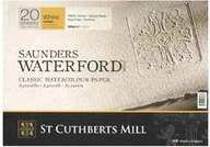 Podobrazia, bloki, papiery - Saunders Saunders Waterford 31x23 RG W Blok akwarela T46630001011C - miniaturka - grafika 1