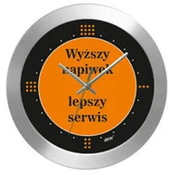 Zegary - Atrix Zegar aluminiowy Lepszy Serwis AL2412NAP - miniaturka - grafika 1