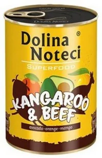 Dolina Noteci Premium Superfood Pies Kangur i wołowina puszka 800g - Mokra karma dla psów - miniaturka - grafika 2