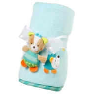 Koce i narzuty dla dzieci - Fehn Kocyk z maskotką, Lisek, z kolekcji: Śpiący Las 71443 - miniaturka - grafika 1