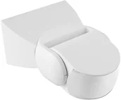 Czujniki ruchu i zmierzchu - GTV CZUJNIK MIKROFALOWY RUCHU CM-9. max 1200W. AC220-240V. 50/60Hz. KĄT DZIAŁANIA 180. ZASIĘG 5-15m 1.5- 3.5m. IP65. WSPÓŁPRACUJE Z LED. NATYNKOWY. BIAŁY AE-CM9000-00 - miniaturka - grafika 1