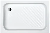 Brodziki prysznicowe - Sanplast Classic 615-010-0320-01-000 80x75x15  biały - miniaturka - grafika 1
