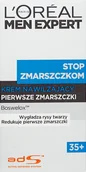 Kosmetyki do pielęgnacji twarzy męskie - Loreal Paris Paris Men Expert Stop Zmarszczkom 35+ Krem nawilżający pierwsze zmarszczki 50 ml - miniaturka - grafika 1
