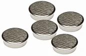 Magnesy - Franken Franken GmbH HM25CR/5 super przyczepny magnes (średnica 25 mm) chromowany nosek HM25CR/5 - miniaturka - grafika 1