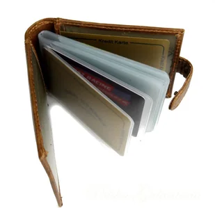 Wild Etui Na Karty Dokumenty Wizytownik Poziomy Skóra Naturalna - Etui na dokumenty i karty - miniaturka - grafika 3