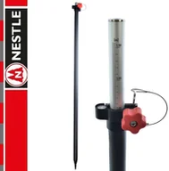 Sprzęt geodezyjny - Nestle Tyczka robotyczna pod lusto GPS 2.6m z włóka węglowego 14032000 - miniaturka - grafika 1