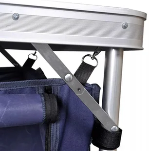 VidaXL Emaga Składana szafka turystyczna z aluminiową ramą 41331 - Meble turystyczne - miniaturka - grafika 3