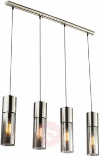 Globo Lighting Chromowana lampa wisząca Annika, szklane klosze (21000-4HN) - Lampy sufitowe - miniaturka - grafika 3