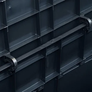 vidaXL Skrzynia ogrodowa, 320 L, czarna vidaXL - Skrzynie ogrodowe - miniaturka - grafika 2