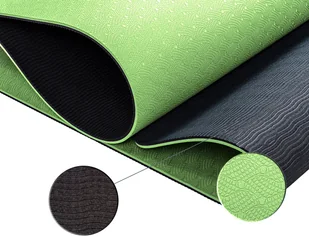 Movit JASNOZIELONA MATA TPE 190x100x0,6cm DO GIMNASTYKI - Maty do ćwiczeń - miniaturka - grafika 5