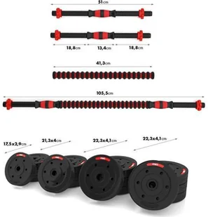 HMS SGP40 SZTANGIELKI-SZTANGA KOMPOZYT 40 KG HMS - Sztangi - miniaturka - grafika 6