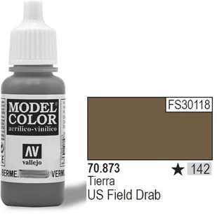 Vallejo US Field Drab MC142 70873 - Akcesoria i części modelarskie - miniaturka - grafika 2