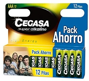 cegasa Cegasa Superalkaline LR03, 12 baterii MTPCK LR6 - Baterie i akcesoria - miniaturka - grafika 2