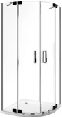 Kabiny prysznicowe - Actima Axel Colors półokrągła 90x90x195 cm KAAX.1301.900.PL - miniaturka - grafika 1