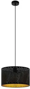 Eglo Varillas 98312 lampa wisząca zwis oprawa 1x40W E27 czarna/złota Varillas 98312 lampa wisząca zwis oprawa 1x40W E27 czarna/złota - Lampy sufitowe - miniaturka - grafika 2