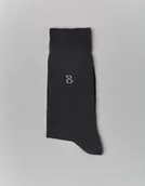 Skarpetki męskie - Borgio skarpety mercerizzato czarny - miniaturka - grafika 1