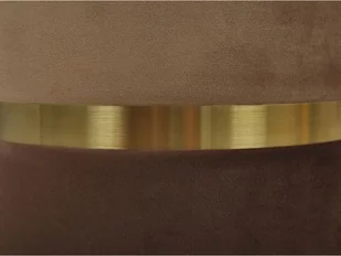 Beliani Beliani Zestaw 2 pufów z pojemnikiem brązowy WICHITA - Pufy i podnóżki - miniaturka - grafika 6