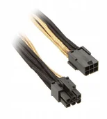 Kable komputerowe i do monitorów - Silverstone Przedłużacz 6-Pin PCIe - 250mm - złoty - miniaturka - grafika 1