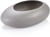 Donice - Tescoma FANCY HOME STONES OWALNA OSŁONKA NA DONICZKĘ SZARA CERAMIKA 907964.43 - miniaturka - grafika 1