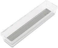 Pudła i pojemniki do przechowywania - Kiss KIS 6075400 0516 02 Box sistemo do sortowania, plastik, przezroczysty/szary, 7,5 x 30 x 5 cm 6075400 0516 02 - miniaturka - grafika 1