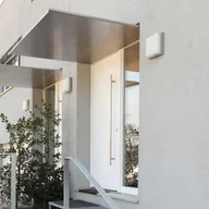 Lampy ogrodowe - LCD Kinkiet zewnętrzny 046, czujnik, stal szlachetna - miniaturka - grafika 1