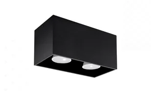 Sollux Lighting Plafon QUAD MAXI czarny - Lampy sufitowe - miniaturka - grafika 4