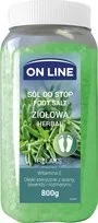 On Line Relaks 800 g Sól do stóp ziołowa On Line - Kosmetyki do kąpieli - miniaturka - grafika 3