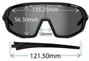 Tifosi Okulary rowerowe SLEDGE CLARION Crystal Orange - Okulary przeciwsłoneczne - miniaturka - grafika 4