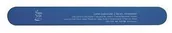 Kremy i maski do rąk - Peggy Sage 2-Way Giant Nail File Medium duży pilnik do paznokci dwustronny 240/240 niebieski 1szt 48332-uniw - miniaturka - grafika 1