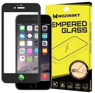 producent niezdefiniowany SZKŁO HARTOWANE 5D IPHONE 6 6S CZARNE - Szkła hartowane na telefon - miniaturka - grafika 2