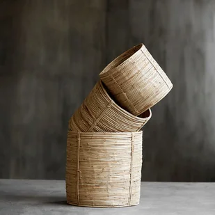 House Doctor House Doctor - Zestaw trzech koszy Chaka 13708 - Pudła i pojemniki do przechowywania - miniaturka - grafika 3