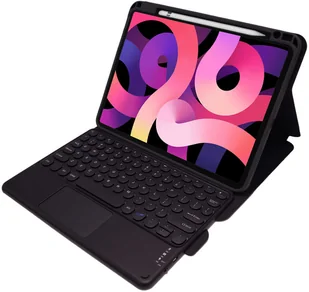 Apple Alogy Etui Alogy Klawiatura Bluetooth Touchpad 4w1 Magnetyczne Pencil do iPad Air 4 2020 5 2022 Czarne 9907X1 - Etui do tabletów - miniaturka - grafika 6