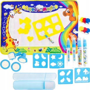 Kolorowa Mata Wodna Do Malowania Magiczna Szablony - Zabawki kreatywne - miniaturka - grafika 2