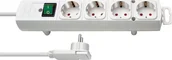 Listwy zasilające - Brennenstuhl Comfort Line + 4x plug white (1153120100) - miniaturka - grafika 1
