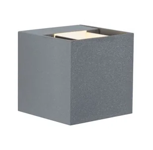 Paulmann konstrukcja ścian lampy LED CyBo kwadratowe 2 X 3 W Szary 80 X 80 mm (466561) - Lampy ścienne - miniaturka - grafika 2