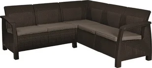 KETER sofa ogrodowa CORFU RELAX brązowa - Sofy ogrodowe - miniaturka - grafika 2
