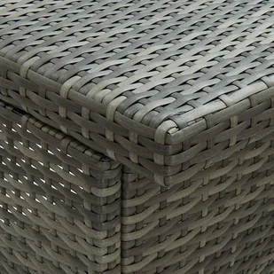 vidaXL 3-częściowy zestaw mebli barowych, polirattan, szary 313472 - Stoły z krzesłami vidaXL 3-częściowy zestaw mebli barowych, polirattan, szary 313472 - Stoły z krzesłami - miniaturka - grafika 2