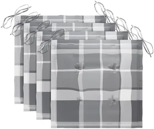 vidaXL Składane krzesła ogrodowe z poduszkami, 4 szt., drewno tekowe! 3072737 - Fotele i krzesła ogrodowe - miniaturka - grafika 6