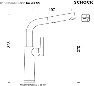 Schock SC 540120 stone - Baterie kuchenne - miniaturka - grafika 2