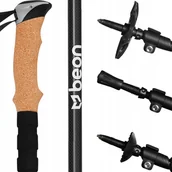 Kije trekkingowe - Kije Trekkingowe Karbonowe Carbon # Beon Elite 2 - miniaturka - grafika 1